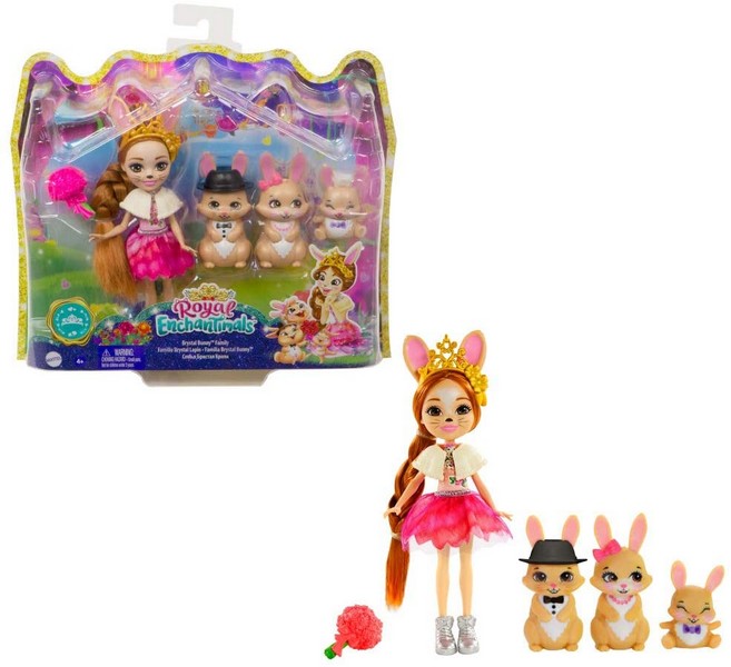 Enchantimals Babák Állatka Családdal Brystal Bunny