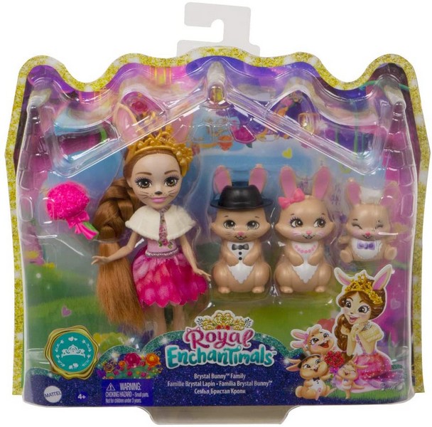 Enchantimals Babák Állatka Családdal Brystal Bunny