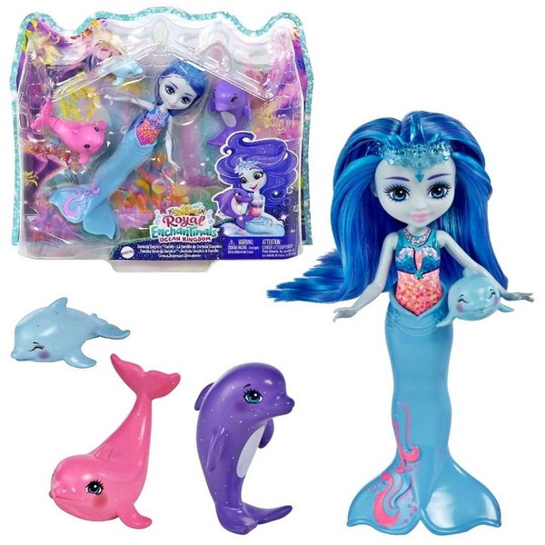 Enchantimals Babák Állatka Családdal Dorinda Dolphin
