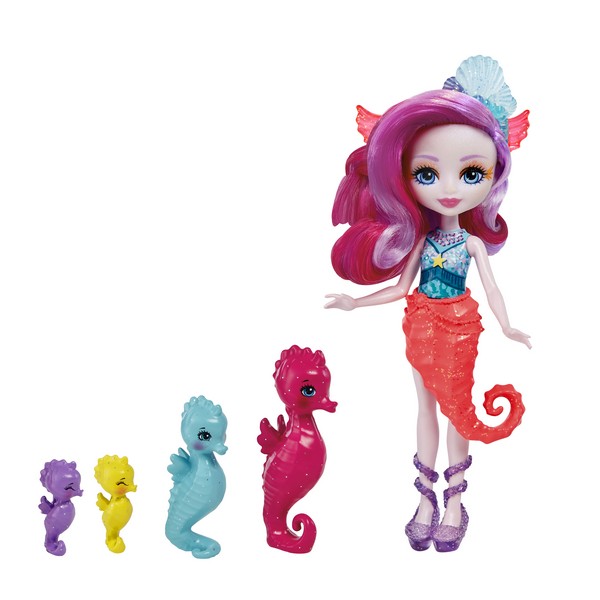Enchantimals Babák Állatka Családdal Sedda Seahorse