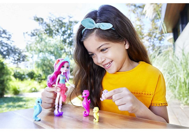 Enchantimals Babák Állatka Családdal Sedda Seahorse