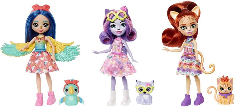 Enchantimals Válogatás Baba Állatkával - Papagáj