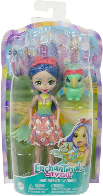 Enchantimals Válogatás Baba Állatkával - Papagáj