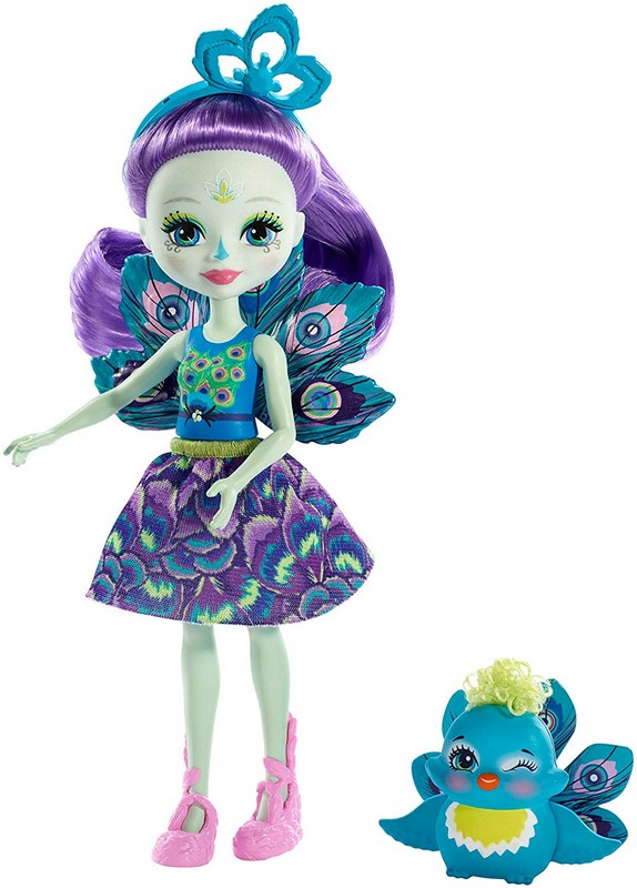 Enchantimals baba állatkával Patter Peacock&amp;Flap
