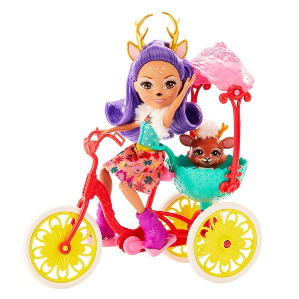 Enchantimals baba állatkával közepes szett Danessa Deer