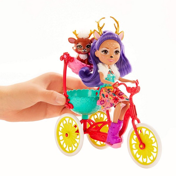 Enchantimals baba állatkával közepes szett Danessa Deer