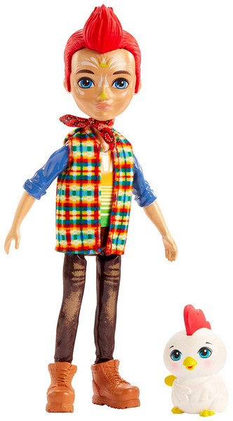 Enchantimals válogatás baba állatkával Kakas Legény