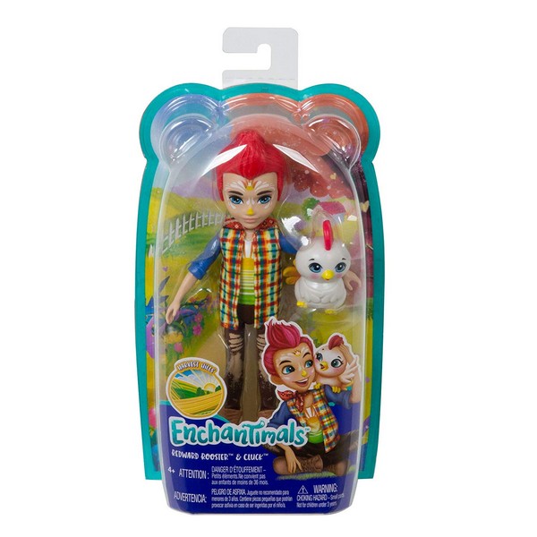 Enchantimals válogatás baba állatkával Kakas Legény