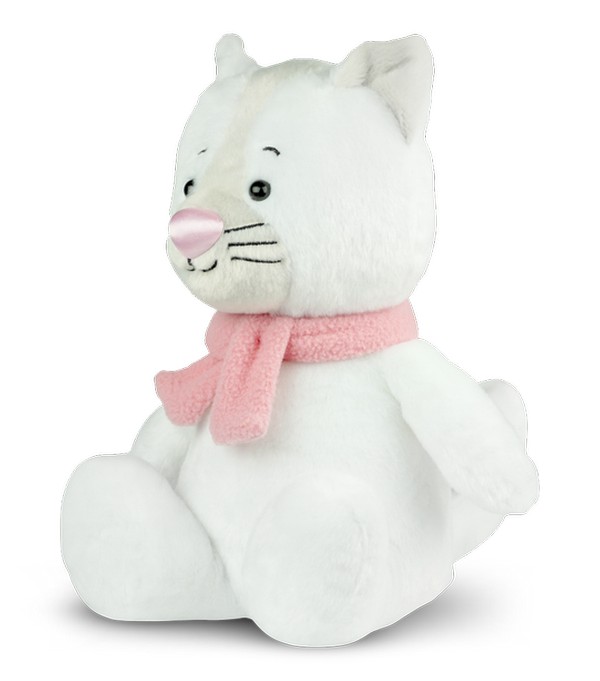 Fényes Orrú Plüss Cica 25 cm