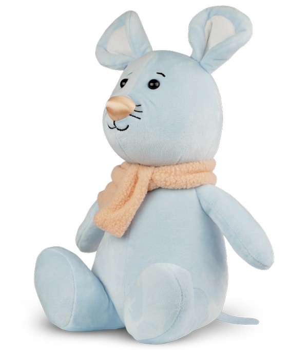Fényes Orrú Plüss Egér 25 cm