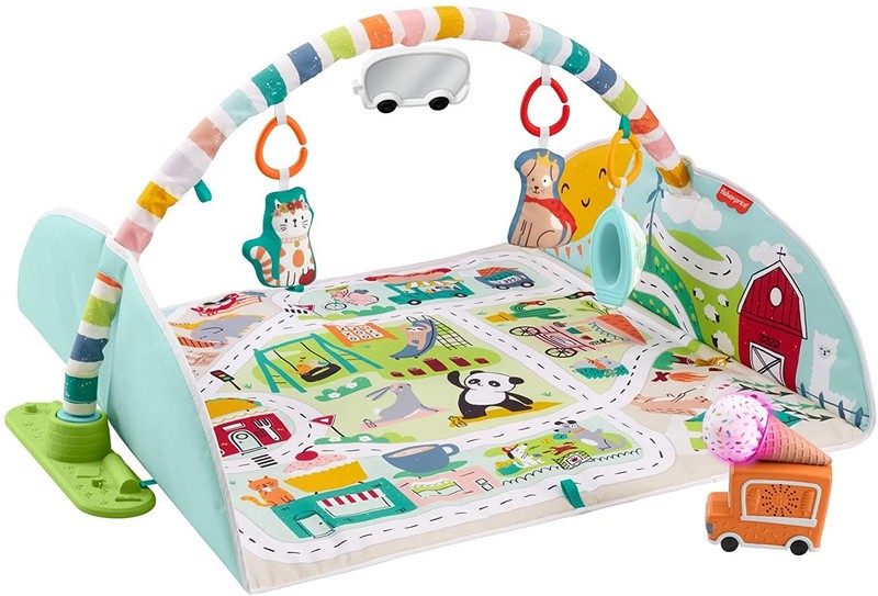 Fisher-Price 2 az 1-ben óriás városi játszószőnyeg