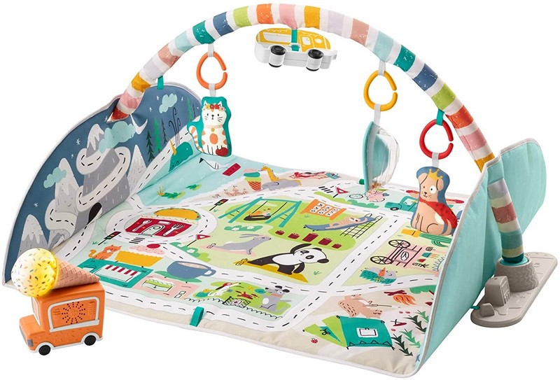 Fisher-Price 2 az 1-ben óriás városi játszószőnyeg
