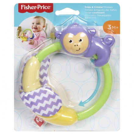 Fisher-Price Szafaris csörgők-rágóka Majom
