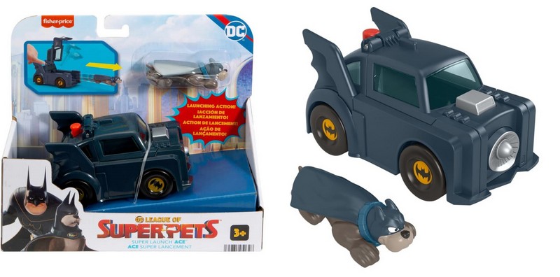 Fisher-Price Szuperállatok Ligája Kiskedvenc deluxe járgánnyal - Ace