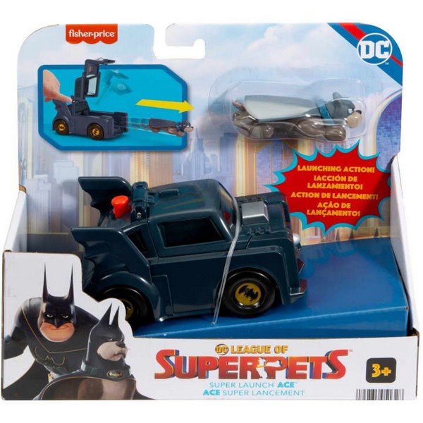 Fisher-Price Szuperállatok Ligája Kiskedvenc deluxe járgánnyal - Ace