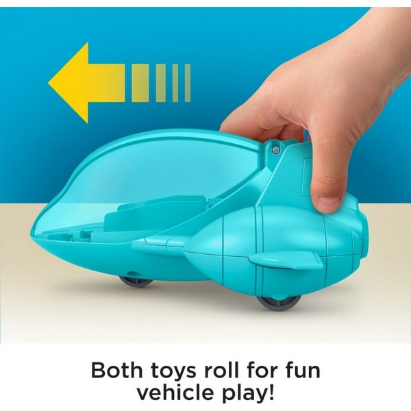Fisher-Price Szuperállatok Ligája Kiskedvenc deluxe járgánnyal - Krypto