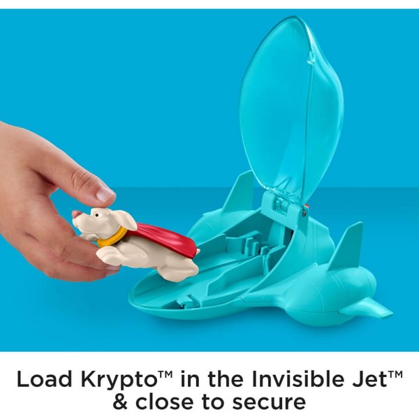 Fisher-Price Szuperállatok Ligája Kiskedvenc deluxe járgánnyal - Krypto