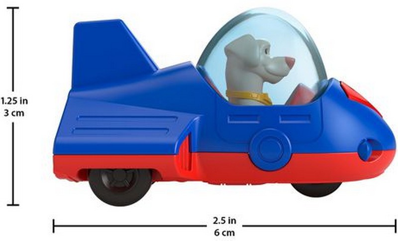 Fisher-Price Szuperállatok Ligája Szuperhős Kiskedvenc járgánnyal - Krypto