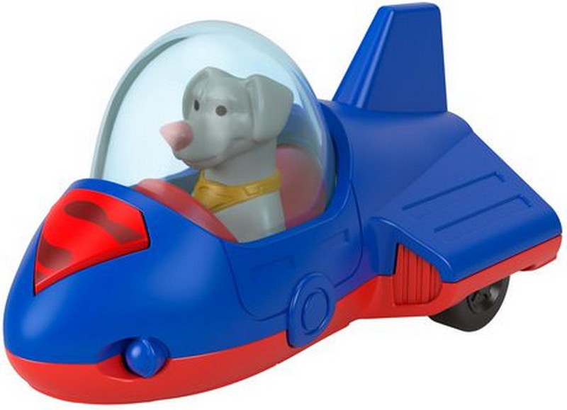 Fisher-Price Szuperállatok Ligája Szuperhős Kiskedvenc járgánnyal - Krypto