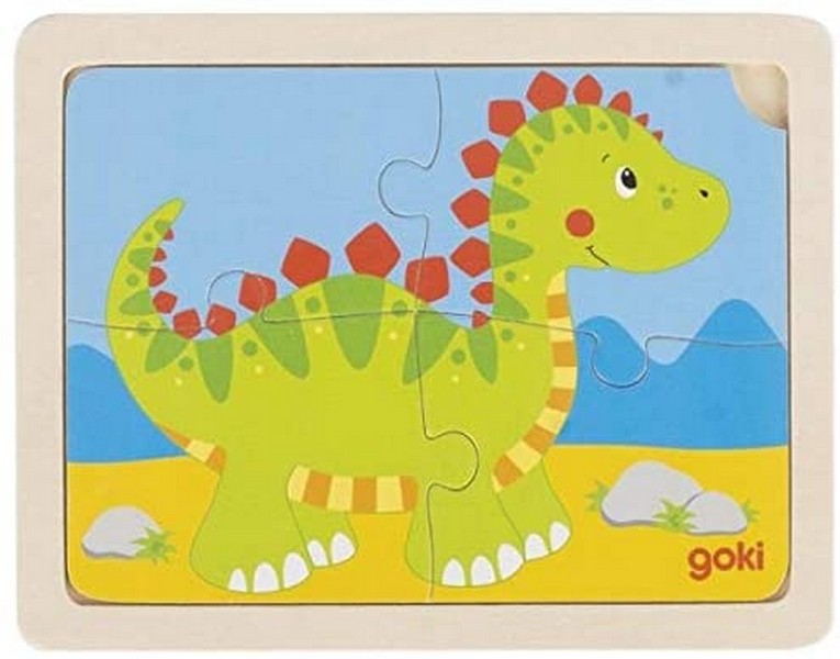 GOKI 4 db-os fa puzzle, többféle