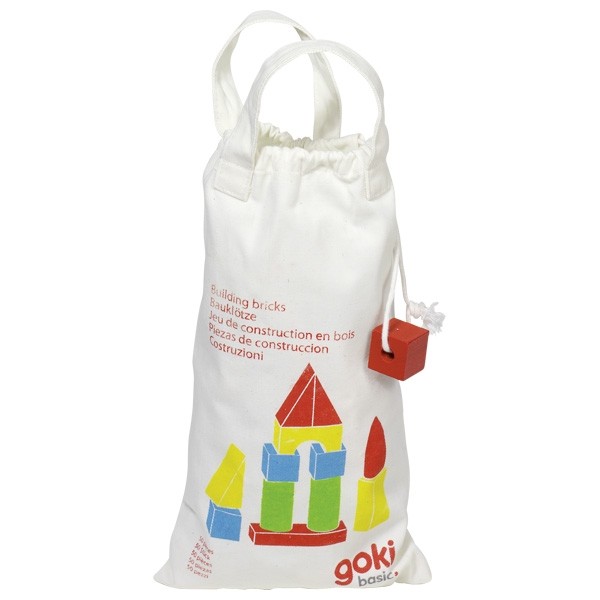 Goki Fa építőkocka 50 db-os