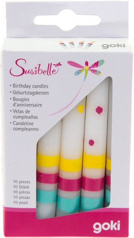 Goki Szülinapi Gyertya Susibelle 10 db