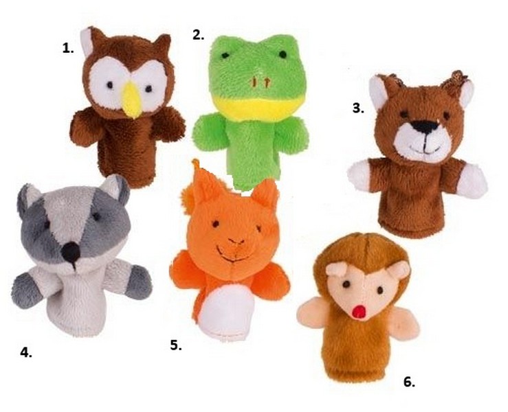 Goki Ujjbáb - Erdei Állatok (Többféle) (1db)