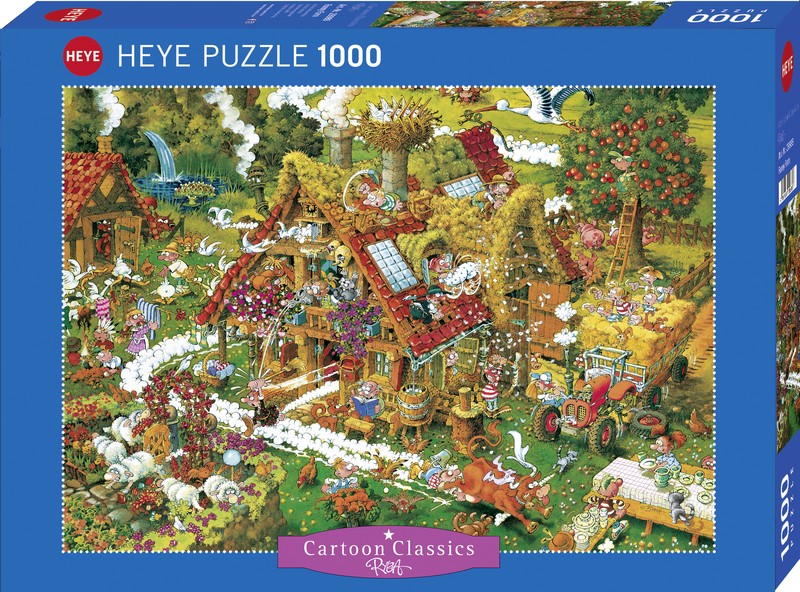HEYE Puzzle 1000 db - Funny Farm