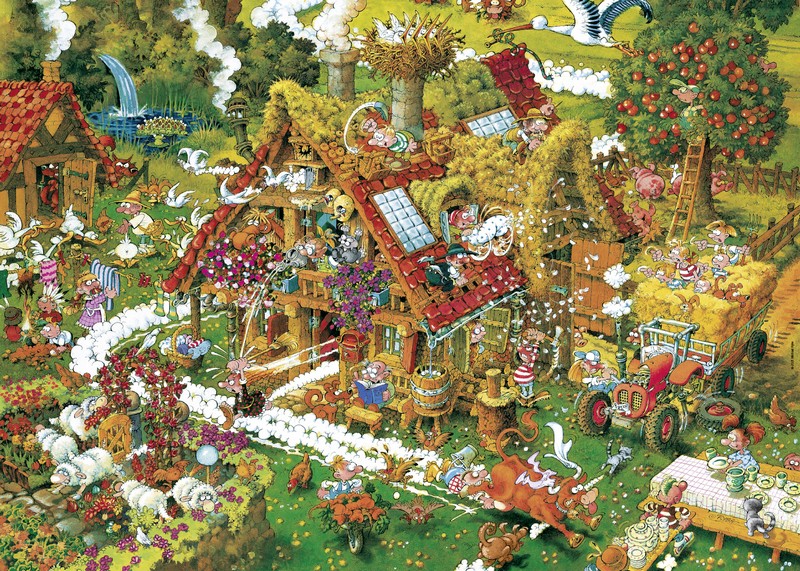 HEYE Puzzle 1000 db - Funny Farm