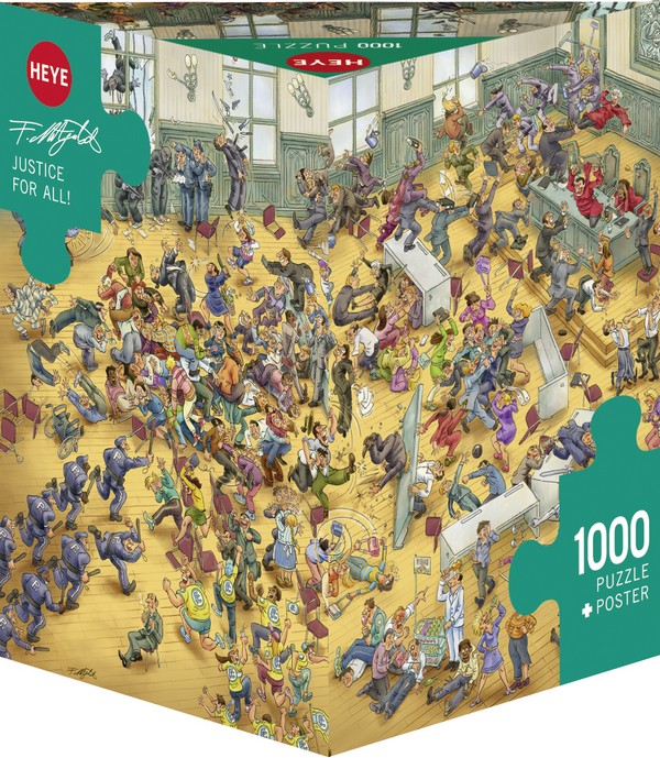 HEYE Puzzle 1000 db - Justice For All!