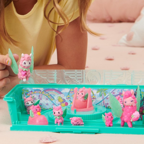 Hatchimals 10 db-os Tojástartó - Láma Család