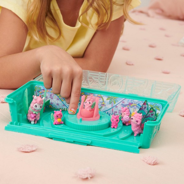 Hatchimals 10 db-os Tojástartó - Láma Család