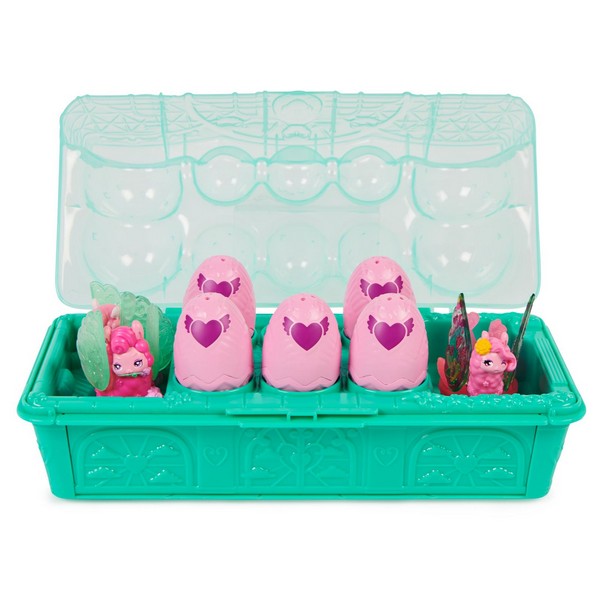 Hatchimals 10 db-os Tojástartó - Láma Család