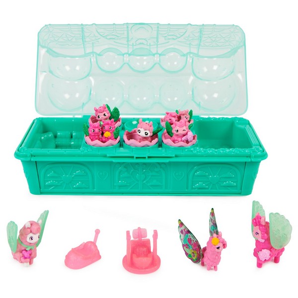 Hatchimals 10 db-os Tojástartó - Láma Család