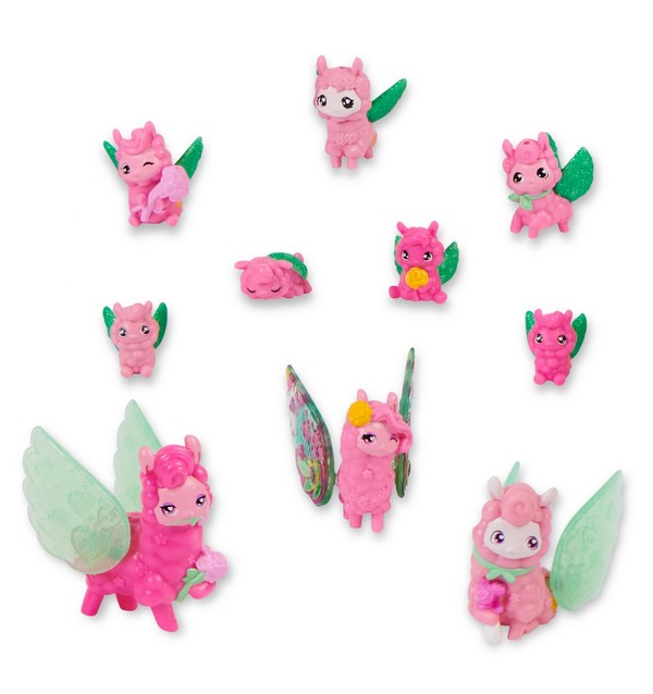 Hatchimals 10 db-os Tojástartó - Láma Család