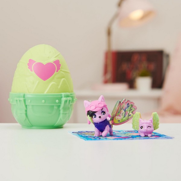 Hatchimals Gyűjthető Tojás Szivárvány család Meglepetés tojás