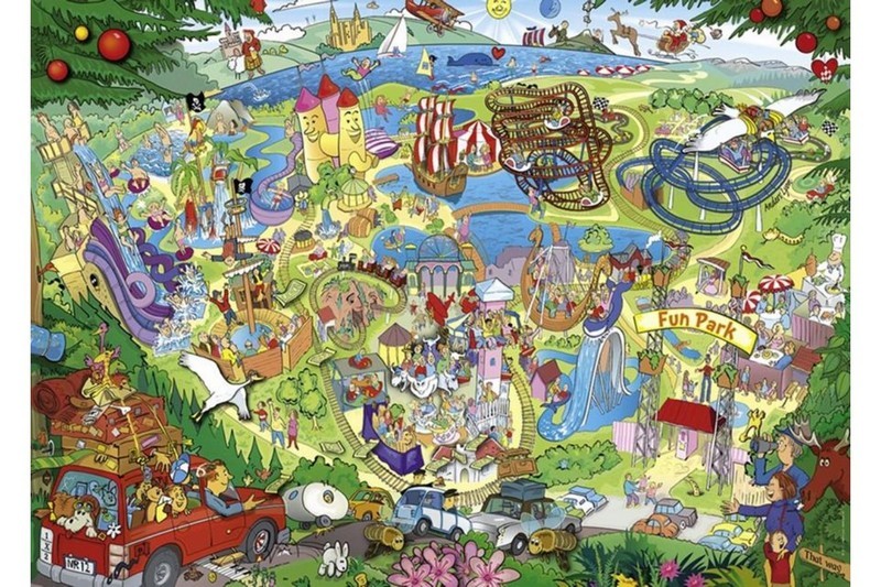Heye Puzzle 1000 db - Fun Park Trip