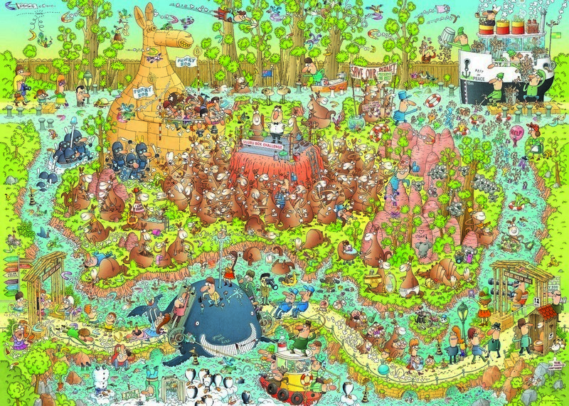 Heye puzzle 1000 db - Australian Habitat