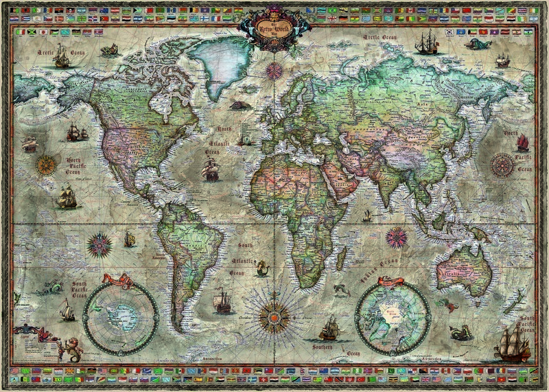 Heye puzzle 1000 db - Retro World