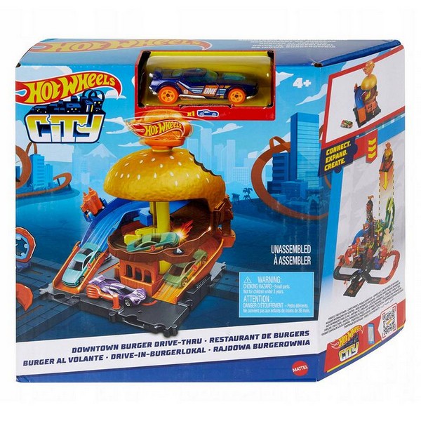 Hot Wheels City Alap Pálya Downtown Burger Drive