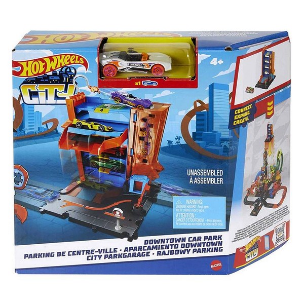 Hot Wheels City Alap Pálya Downtown Car Park
