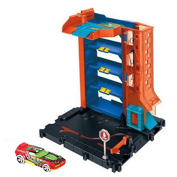 Hot Wheels City Alap Pálya Downtown Car Park