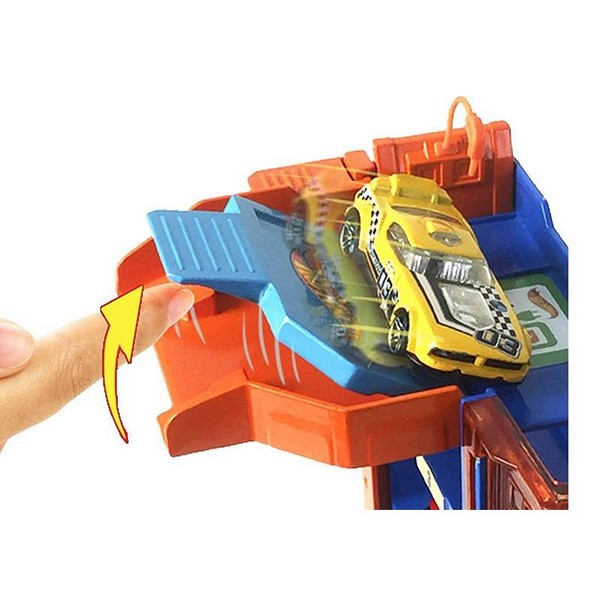 Hot Wheels City Alap Pálya Downtown Car Park