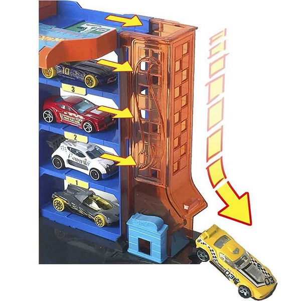Hot Wheels City Alap Pálya Downtown Car Park