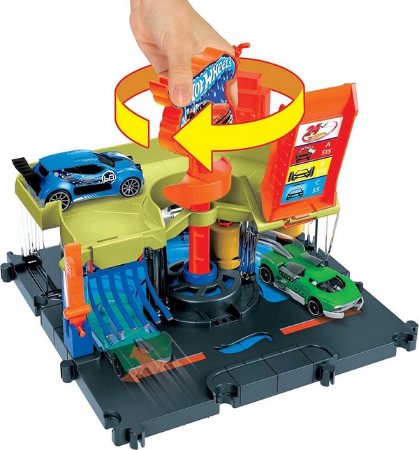 Hot Wheels City Alap Pálya Downtown Express Car Wash