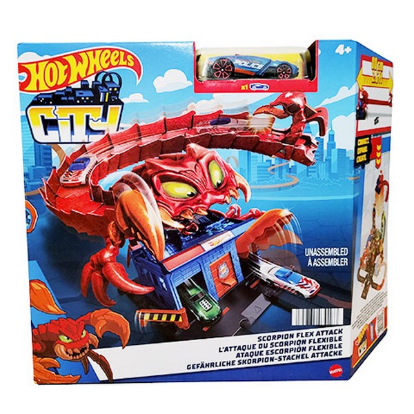 Hot Wheels City Közepes Pálya - Scorpion Flex Attack