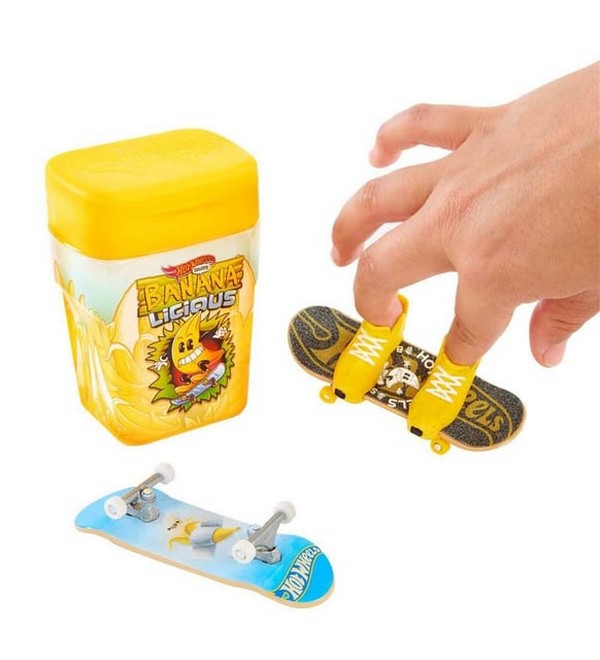 Hot Wheels Fingerboard Gördülő Ízek Duplacsomag - Banana Licious