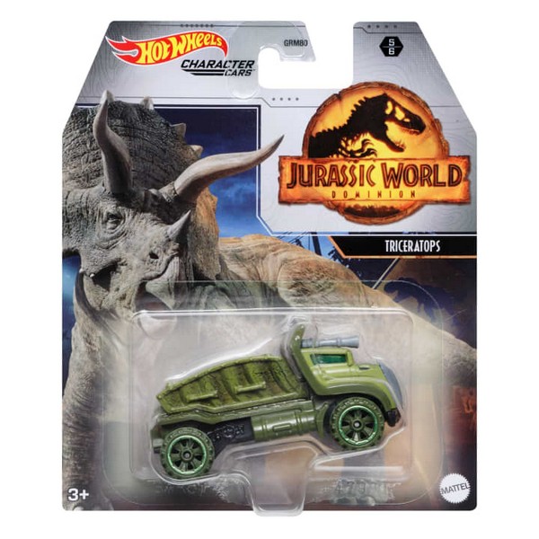 Hot Wheels Jurassic World Karakter Kisautó Triceratops