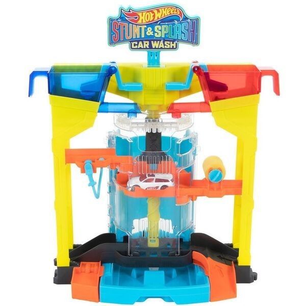 Hot Wheels Kaszkadőr Autómosó Autózuhannyal