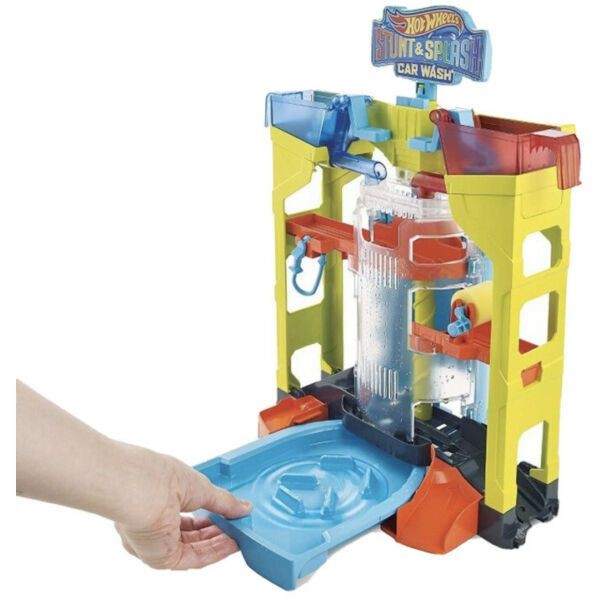 Hot Wheels Kaszkadőr Autómosó Autózuhannyal